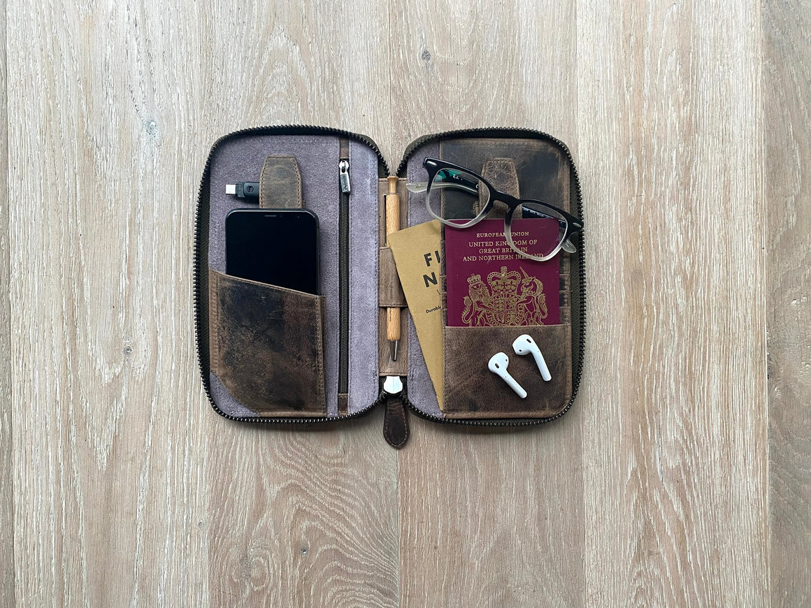 Travel Wallet XS - Umber