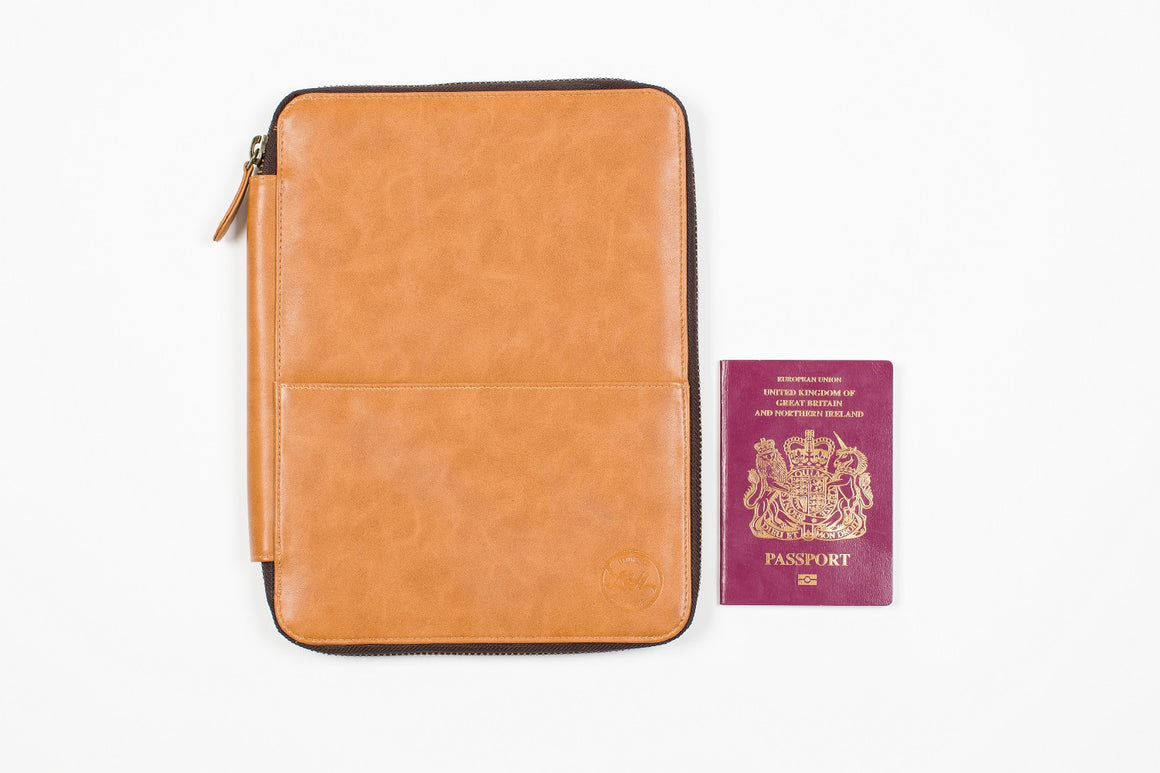 Vegan Travel Wallet Large